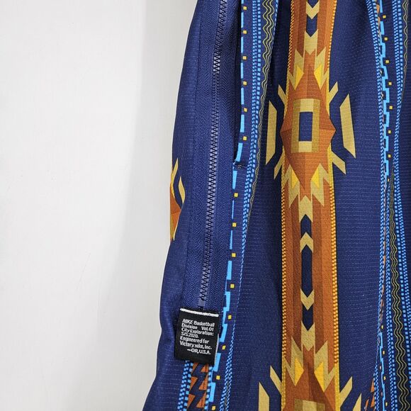 Nike Basketball Shorts Mens Large Dri Fit NBA BV9443-492 DNA Athletic Aztec - Picture 3 of 14